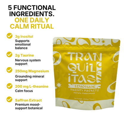 Tranquilitas™ | No Added Sugar Calm Support Drink Mix